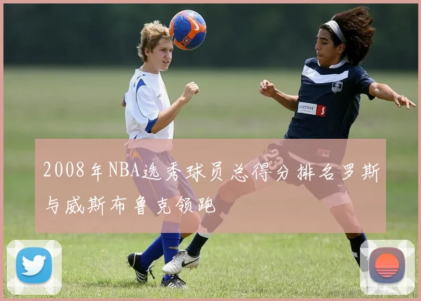 2008年NBA选秀球员总得分排名罗斯与威斯布鲁克领跑